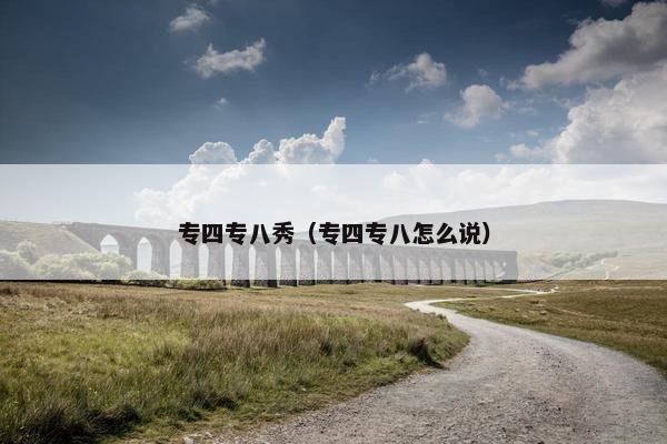 专四专八秀（专四专八怎么说）