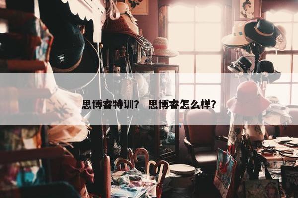 思博睿特训？ 思博睿怎么样？