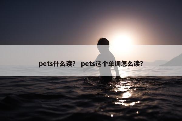 pets什么读？ pets这个单词怎么读？