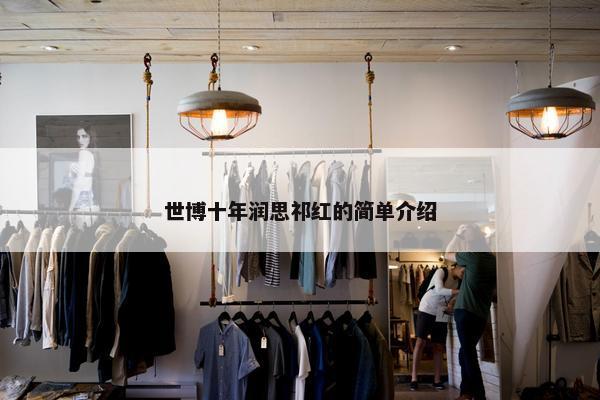世博十年润思祁红的简单介绍