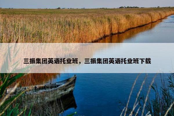 三振集团英语托业班，三振集团英语托业班下载
