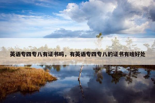 英语专四专八有证书吗，有英语专四专八的证书有啥好处