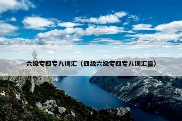 六级专四专八词汇（四级六级专四专八词汇量）