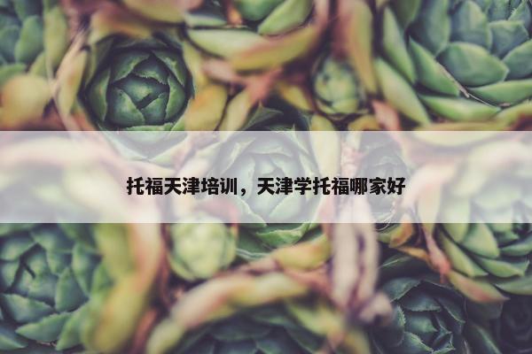 托福天津培训，天津学托福哪家好