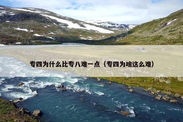 专四为什么比专八难一点（专四为啥这么难）