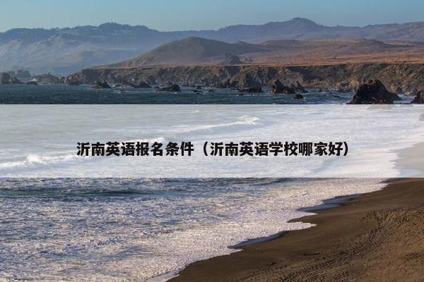 沂南英语报名条件（沂南英语学校哪家好）
