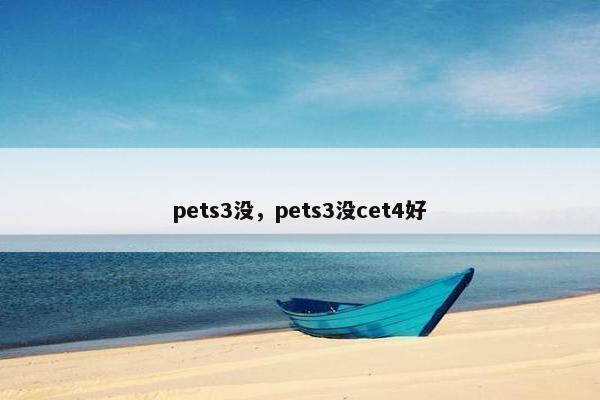pets3没，pets3没cet4好