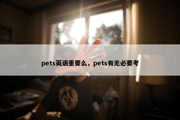 pets英语重要么，pets有无必要考