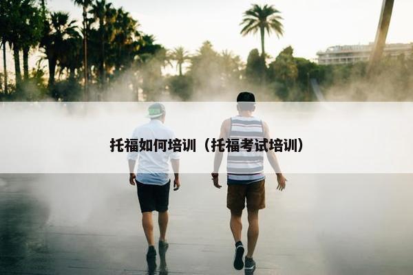 托福如何培训（托福考试培训）