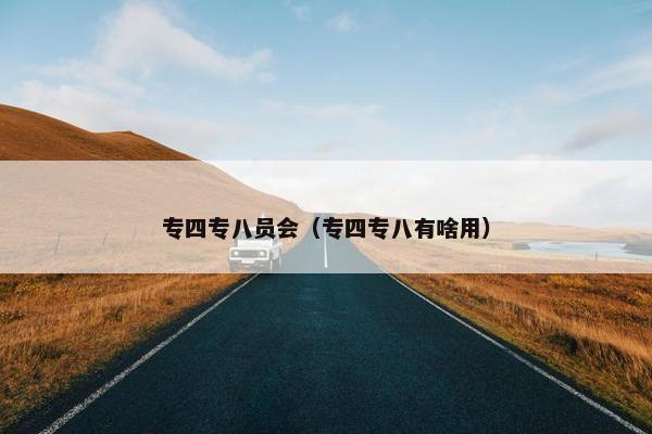 专四专八员会（专四专八有啥用）