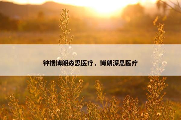 钟楼博朗森思医疗，博朗深思医疗