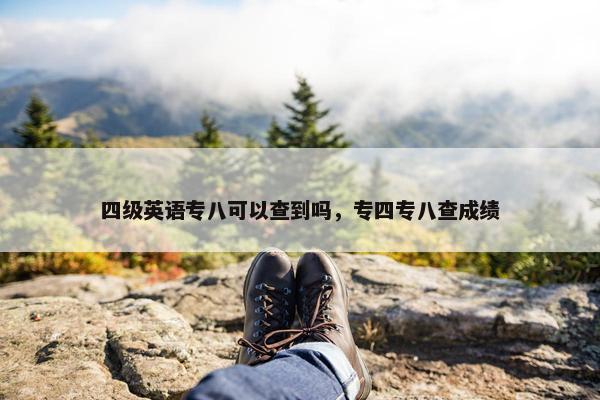四级英语专八可以查到吗，专四专八查成绩