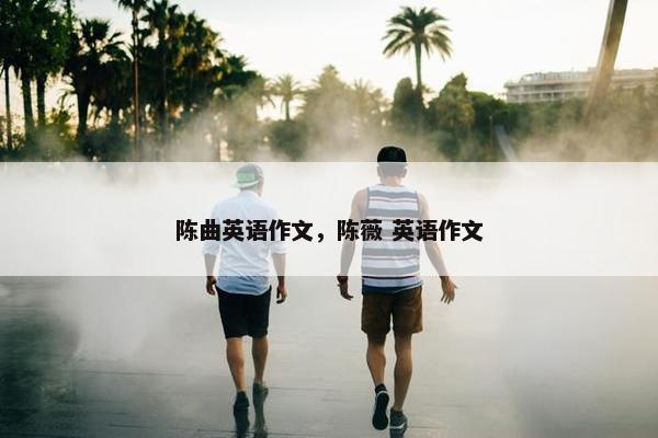 陈曲英语作文，陈薇 英语作文